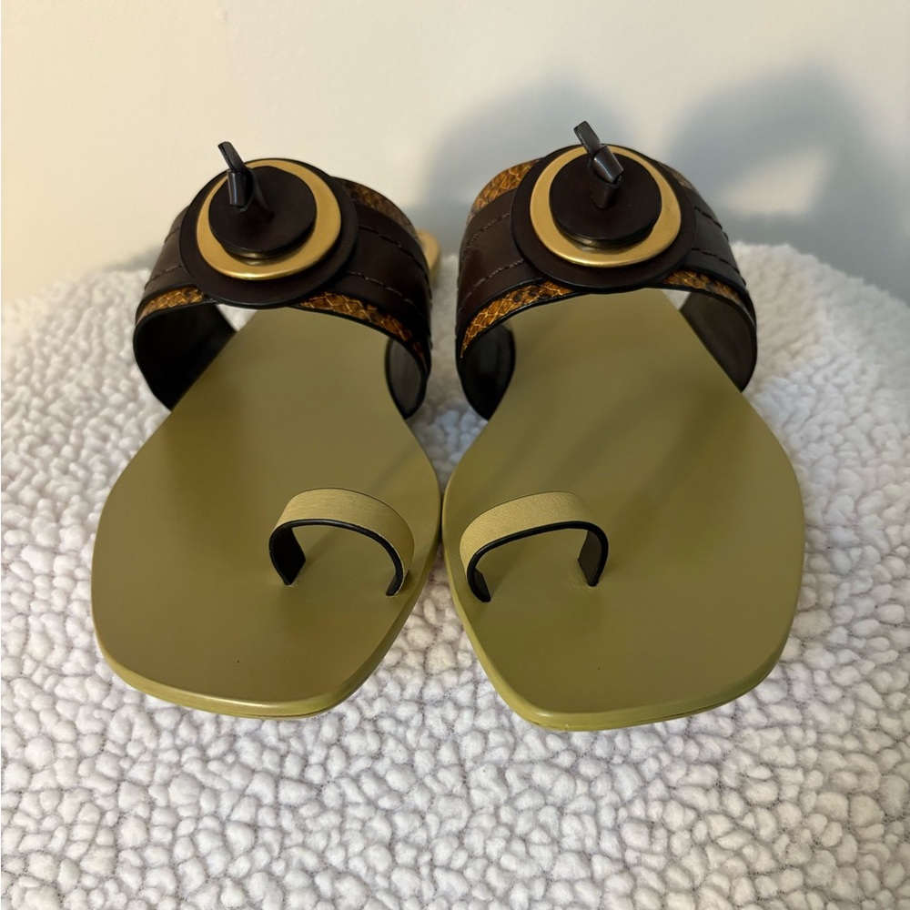 Tory Burch Artisanal Knot Sandals - Picture 3 of 9